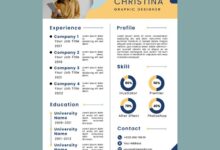 education CV template